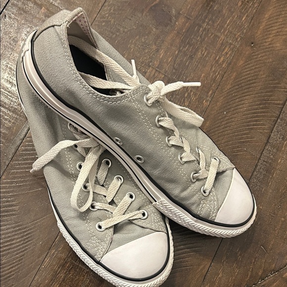 Converse Other - Converse ALL⭐️STAR Gray Canvas Sneakers Junior US size 5